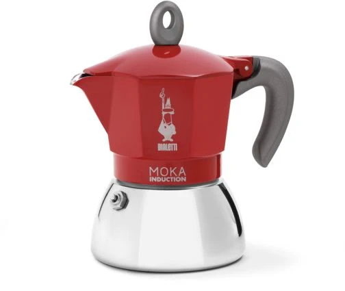 Espressokocher 3T rot Exclusiv Bialetti Induktion